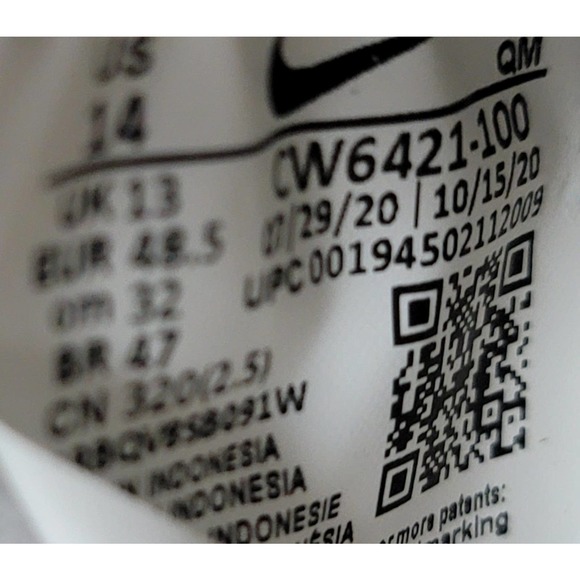 Nike Blazer Mid '77 Vintage EMB Popcorn Shoes Sneakers Men's 14 CW6421-100 15.5W - Picture 7 of 10